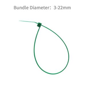 XINGO 1000 PCS 4 inch Cable Zip Ties, 18lb Strength, Small Tie Wraps Self-Locking Nylon Zip Ties for Indoor and Outdoor Use (Green)