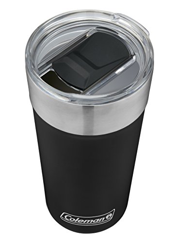 Coleman Insulated Stainless Steel 20oz Brew Tumbler, Black