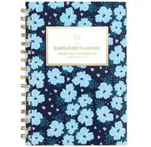 at-a-glance emily ley 2023 simplified planner weekly/monthly 8.5″ x 5.375″, floral