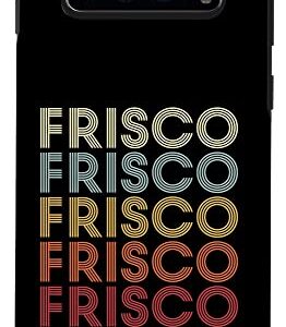 Galaxy S10 Frisco Colorado Frisco CO Retro Vintage Text Case