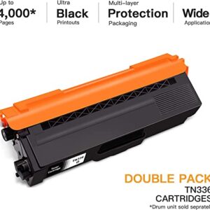 E-Z Ink (TM) Compatible Toner Cartridge Replacement for Brother TN336 TN331 TN-336 TN-331 Compatible with HL-L8350CDW MFC-L8850CDW MFC-L8600CDW HL-L8350CDWT HL-L8250CDN (Black, 2 Pack)