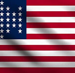 DMSE 33 Star Fort Sumter Union Civil War American USA United States Flag 3X5 Ft Foot 100% Polyester 100D Flag UV Resistant (3' X 5' Ft Foot)