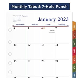 AT-A-GLANCE Charles Wysocki 2023 RY Monthly Planner Refill, Loose-Leaf, Desk Size, 5 1/2" x 8 1/2"