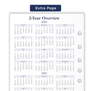 AT-A-GLANCE Charles Wysocki 2023 RY Monthly Planner Refill, Loose-Leaf, Desk Size, 5 1/2" x 8 1/2"