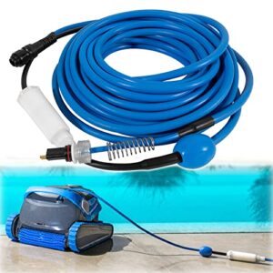 9995861 cable and swivel diy 2 wire – for dolphin robotic pool cleaners nautilus (old), dx3, advantage plus, endeavor, atlantis, primal x3, dx3s, orion, m3, saturn (old), quest, neptune.