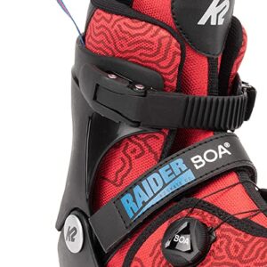 K2 Skate Raider Boa, Red_Blue, 11-2