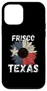 iphone 12 mini retro frisco tx texas city apparel souvenir case