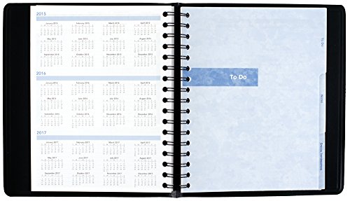 AT-A-GLANCE The Action Planner Daily Appointment Book 2015, Wirebound, 6.88 x 8.75 Inch Page Size, Black (70-EP03-05)