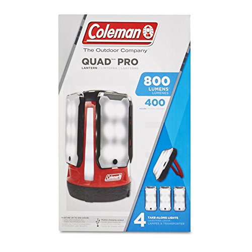 Coleman LED Lantern | Quad Pro 800 Lumens LED Lantern