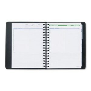 at-a-glance the action planner recycled daily appointment book, 6 x 9 inches, black, 2013 (70-ep03-05)