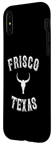 iPhone X/XS Frisco Texas / Cool Western Cowboy Vintage Frisco TX Case