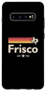 galaxy s10+ frisco city vintage established 1902 frisco case