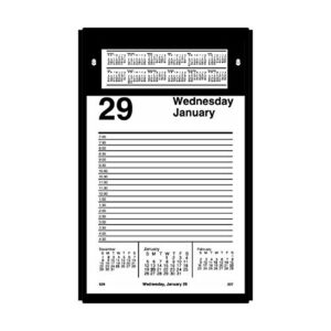 AT-A-GLANCE Products - AT-A-GLANCE - Tear-Off Daily Desk Calendar Refill, 5w x 8h - Sold As 1 Each - Full-year reference calendar at top and past, current, and next month at bottom put the day in context. - Start each day fresh with a tear-off calendar! -