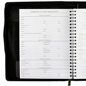 AT-A-GLANCE Weekly / Monthly Appointment Book / Planner 2016, Executive, 8-1/4 x 10-7/8 Inches, Black (70-NX81-05)