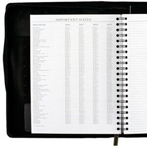 AT-A-GLANCE Weekly / Monthly Appointment Book / Planner 2016, Executive, 8-1/4 x 10-7/8 Inches, Black (70-NX81-05)