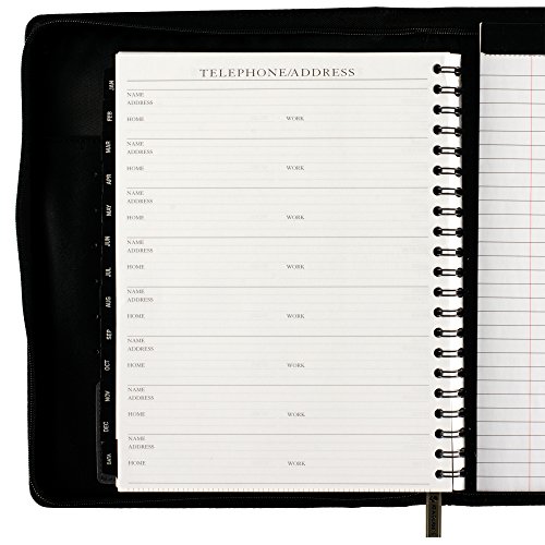 AT-A-GLANCE Weekly / Monthly Appointment Book / Planner 2016, Executive, 8-1/4 x 10-7/8 Inches, Black (70-NX81-05)