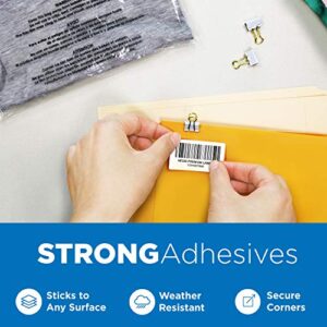 Aegis Adhesives - Compatible Label Replacement for Brother DK-1209 (1.1" X 2.4”) Address & Barcode, Use with QL Label Printers - 12 Rolls + 1 Frame