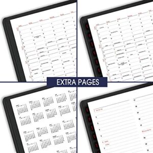 2022 Weekly & Monthly Appointment Book & Planner by AT-A-GLANCE, 8-1/4" x 11", Large, 800 Range, Black (7086405)