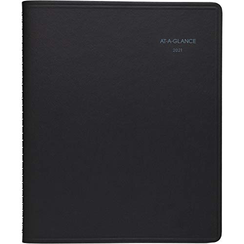 AT-A-GLANCE QuickNotes Recycled Weekly/Monthly Appointment Book, 8 x 10 Inches, Black, 2013 (76-01-05)