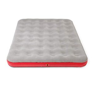 coleman air mattress | quickbed single high air bed, full , red and gray