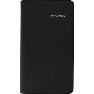 at-a-glance 2023 ry monthly planner, black, pocket, 3 1/2″ x 6″