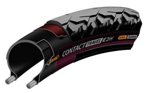 continental contact travel etrto (42-622) 26 x 1.75 dura skin bike tires, black