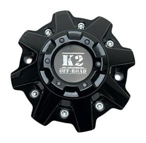 k2 off-road gloss black wheel center cap cap-903l210 903l210-sg 903l196-sg