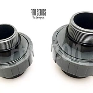 Van Enterprises 1.5" PRO Series PVC Male/Female Union Fitting Adapter - Schedule 80 [Available 1.5" and 2" Union]