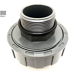 Van Enterprises 1.5" PRO Series PVC Male/Female Union Fitting Adapter - Schedule 80 [Available 1.5" and 2" Union]