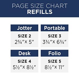 AT-A-GLANCE 2023 Daily Planner Refill, Hourly, 3-3/4" x 6-3/4", Size 3, Portable Size, One Page Per Day, Loose Leaf (063-125Y)