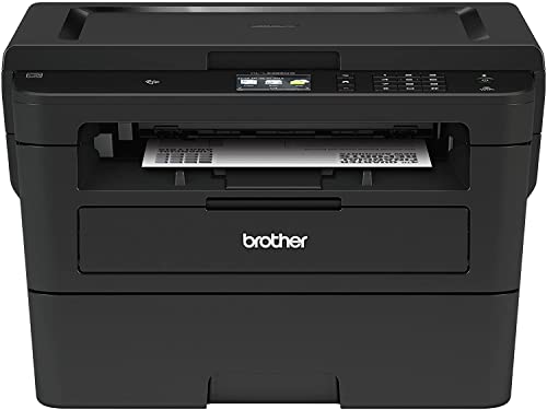 Brother HL-L2395DW Series All-in-One Monochrome Laser Printer - Print Scan Copy - Auto Duplex Printing - 36ppm, 2400 x 600 dpi, 250-sheet -2.7" Color Touchscreen - Hi-Speed USB, Wulic Printer Cable