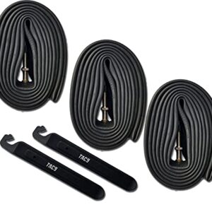 3 Continental - Inner Tube 700c x 32-47, Tour All 28" Presta 42mm w/Bonus Tire Levers