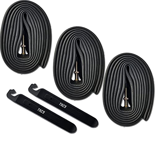 3 Continental - Inner Tube 700c x 32-47, Tour All 28" Presta 42mm w/Bonus Tire Levers