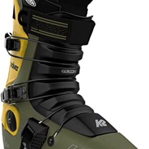 K2 Revolver Mens Ski Boots Green/Yellow 11.5 (29.5)