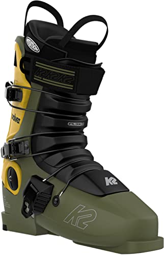 K2 Revolver Mens Ski Boots Green/Yellow 11.5 (29.5)