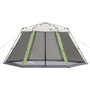 coleman screened canopy tent, 15 x 13 shade tent, screened in canopy sun shelter with instant setup