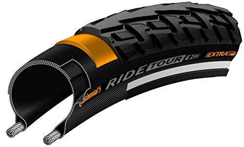 Continental Ride Tour Cross/Hybrid Bicycle Tire - Wire Bead (Black - 700 x 37C)