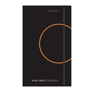 at-a-glance plan.write.remember. perfect bound planning notebook, lined with monthly calendars, undated, 5″ x 8 1/4″, black (80612405)