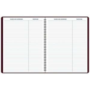 AT-A-GLANCE Weekly Appointment Book / Planner, January 2018 - January 2019, 8-1/4" x 10-7/8", Winestone (7095050)