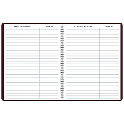 AT-A-GLANCE Weekly Appointment Book / Planner, January 2018 - January 2019, 8-1/4" x 10-7/8", Winestone (7095050)