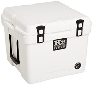 k2 coolers summit 30 cooler, white, 16.4 x 18.3 x 20.3