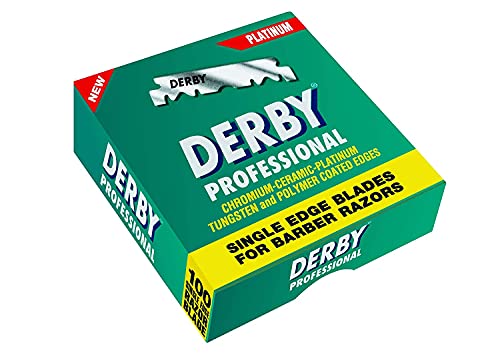 Derby Professional Single Edge Razor Blades, 100 Count (Pack of 2)