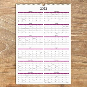 2022 Wall Calendar by AT-A-GLANCE, 15-1/2" x 22-3/4", Large, Monthly, Scenic (DMW20128)