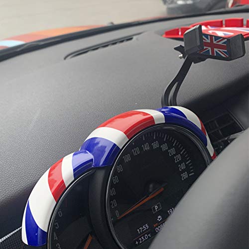 YaaGoo for Mini Cooper F55 F56 F57 F58 F60 Tachometer Cover Smartphone Holder Combination Unnion Jack Style