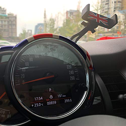 YaaGoo for Mini Cooper F55 F56 F57 F58 F60 Tachometer Cover Smartphone Holder Combination Unnion Jack Style