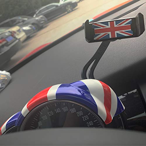 YaaGoo for Mini Cooper F55 F56 F57 F58 F60 Tachometer Cover Smartphone Holder Combination Unnion Jack Style