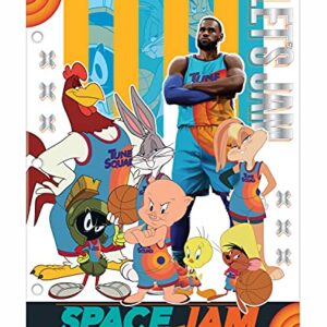 Warner Brothers Space Jam Stationary Bundle, 3-Ring, 1" Binder, Notebook, Folder