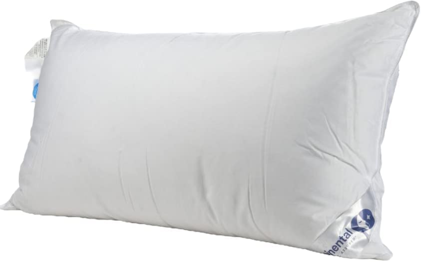 Continental Bedding - Siberian White Goose Down Pillow - Standard Size Soft Luxury Pillow for Sleeping - 800 Fill Power - Perfect Level of Softness - Great for Side, Back & Stomach Sleepers