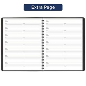 AT-A-GLANCE 2023 Weekly Planner, Hourly Appointment Book, 8-1/4" x 11", Large, Large Print, Black (70LP0105)