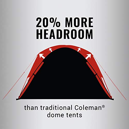 Coleman Skydome Camping Tent | 6 Person, Blue